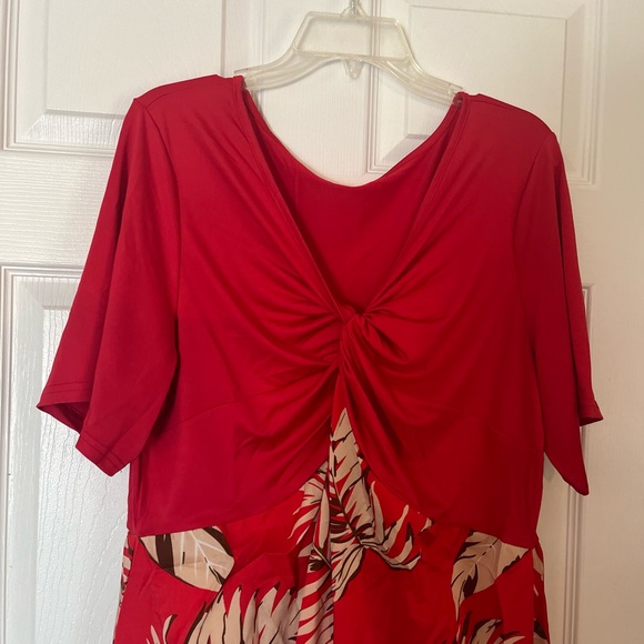 Women's Plus Size Elegant Long Maxi Beach Holiday Vacation Summer Dress 20W - Picture 7 of 7